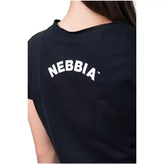 Damski krótki top z falbanką Nebbia Fit & Sporty 583