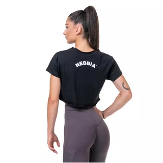 Dámsky voľný crop top Nebbia Fit & Sporty 583