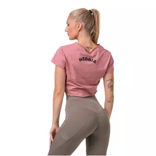 Dámsky voľný crop top Nebbia Fit & Sporty 583