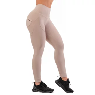 Women’s High-Waist Leggings Nebbia Lifting Effect Bubble Butt 587 - Cream