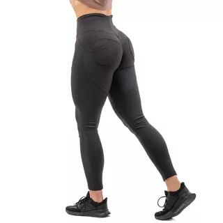 Női leggings magas derékkal Nebbia Lifting Effect Bubble Butt 587 - fekete