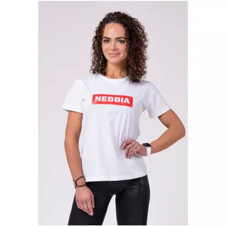 Koszulka damska T-shirt Nebbia Basic 592 - Biały