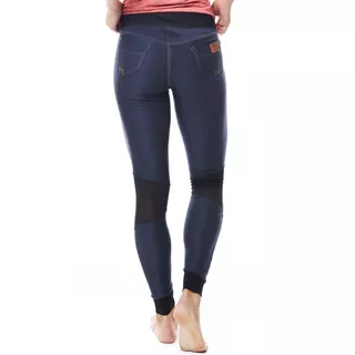 Damskie sportowe legginsy Jobe Discover Denim - Niebieski