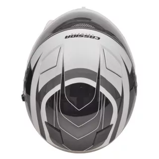 Motorcycle Helmet Cassida Evo - Black-White