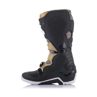 Motorcycle Boots Alpinestars Tech 7 Enduro Drystar Black/Gray/Gold 2022 - Black/Grey/Gold