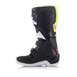 Moto topánky Alpinestars Tech 5 čierna/červená fluo/žltá fluo