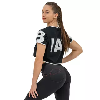 Crop-Top T-Shirt Nebbia GAME ON 610 - Weiss