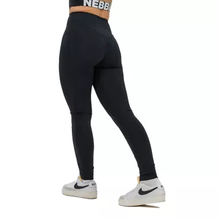 Fitness legíny s vysokým pásom Nebbia GLUTE CHECK 613 - Dark Blue