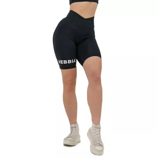 High-Waisted Legging Shorts Nebbia 9” SNATCHED 614 - Black