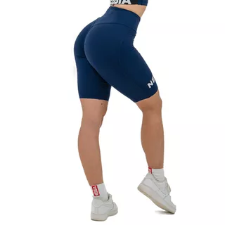 High-Waisted Legging Shorts Nebbia 9” SNATCHED 614 - Dark Blue