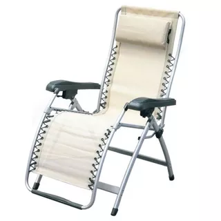 Regulowany fotel ogrodowy FERRINO Comfort - Beżowy - Beżowy