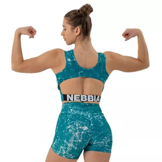 Top sportowy biustonosz Nebbia ROUGH GIRL 617 - Zielony