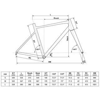 Silniční kolo KELLYS ARC 30 28" 8.0 - M (21", 170-185 cm)