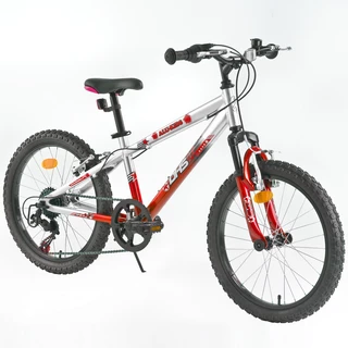 Bicykel DHS Alu-Kids 2023 20" - červeno-strieborná