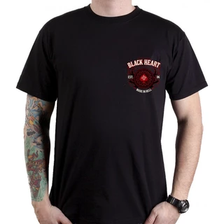 BLACK HEART Hatter T-Shirt - schwarz
