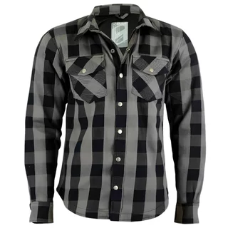 Moto košile BOS Lumberjack - Grey-Black