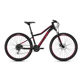 Dámsky horský bicykel Ghost Lanao 3.7 AL W 27,5" - model 2020 - XS (14") - Jet Black / Ruby Pink