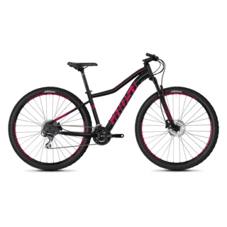 Dámsky horský bicykel Ghost Lanao 3.9 AL W 29" - model 2020 - S (15,5") - Jet Black / Ruby Pink