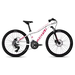 Juniorský bicykel Ghost Lanao D4.4 AL 24" - model 2020 - Star White / Ruby Pink