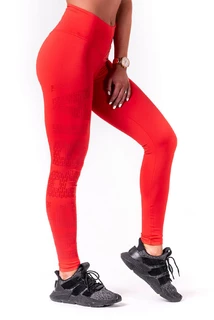Női leggings Nebbia One tone pattern 677 - piros