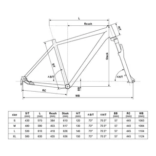 Pánsky crossový bicykel KELLYS PHANATIC 50 28" - model 2021 - M (19'')