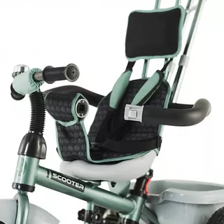 Three-Wheel Stroller/Tricycle with Tow Bar DHS Scooter Plus - Purple