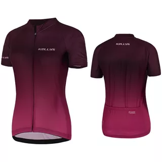 Dámsky cyklo dres Kellys Maddie 2 krátky rukáv - bordo - bordo