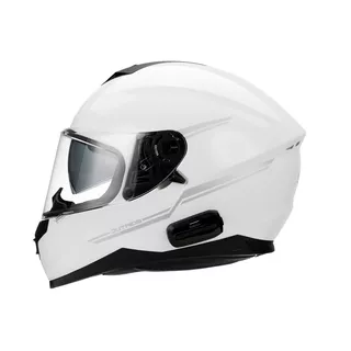 Moto prilba SENA Outride s integrovaným headsetom Shine White