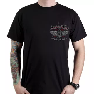 BLACK HEART Red Baron Chopper T-Shirt