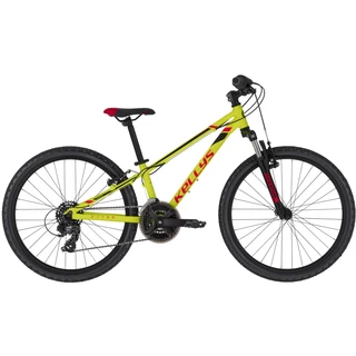 Juniorský bicykel KELLYS KITER 50 24" 7.0 - Neon Yellow