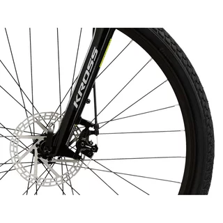 Dámské crossové kolo Kross EVADO 3.0 28" - model 2025 - šedá / zelená / lesk