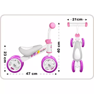 Dziecięcy rowerek biegowy Skids Control Baby Walker Girl