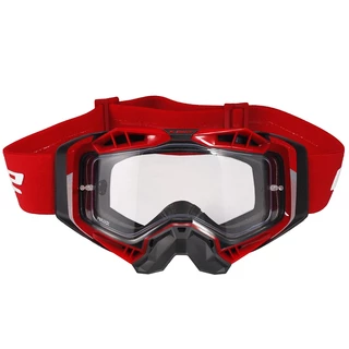 Vybavení na snowboard LS2 Aura Black Red čiré sklo