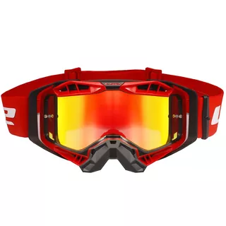 Vybavení na snowboard LS2 Aura Pro Black Red iridiové sklo