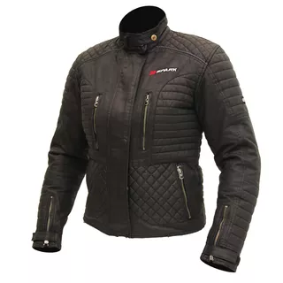 Women’s Textile Moto Jacket SPARK Cintia - Black - Black