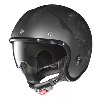 Motorradhelm Nolan N21 Speed Junkies Scratched Chrome - Flat Asphalt-Black - Flat Asphalt-Black