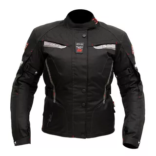 Dámská moto bunda Spark Trinity - XXL - černá