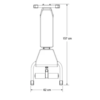 Nastavitelná posilovací lavice Body Craft F602 - 2.jakost