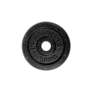 Obciążenia żeliwne inSPORTline Castblack 30 mm 0,5-20 kg