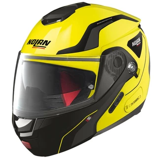 Moto helma Nolan N90-2 Straton N-Com LED Yellow - žlto-čierna - žlto-čierna
