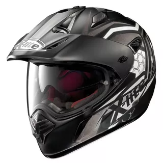 Moto helma X-Lite X-551 GT Kalahari N-Com Flat Black-White