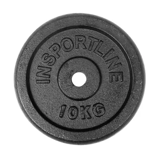 Obciążenia żeliwne inSPORTline Castblack 30 mm 0,5-20 kg