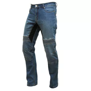 Men’s Moto Jeans Spark Danken - Blue, XXL - Blue