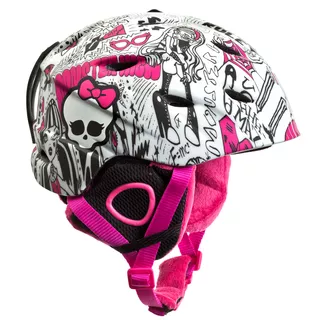 Kids Helmet Vision One MH Monster High - White Graphics - White Graphics