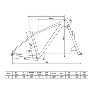 Női hegyikerékpár KELLYS MYSTERY 50 27,5" - modell 2023