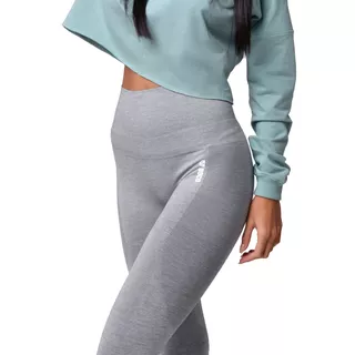 Boco Wear Sparkle Grey Melange Shape Push Up Damen Leggings