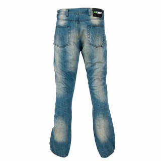 Men's moto jeans W-TEC Airweigt - Bright Blue
