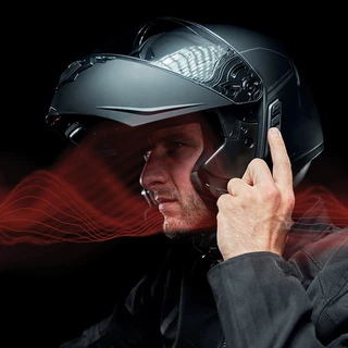 Motorcycle Helmet SENA Impulse w/ Integrated Mesh Headset Matte Black - Matte Black
