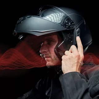 Motorcycle Helmet SENA Impulse w/ Integrated Mesh Headset Matte Black