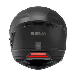 Motorcycle Helmet SENA Stryker w/ Integrated Mesh Headset Matte Black - Matte Black